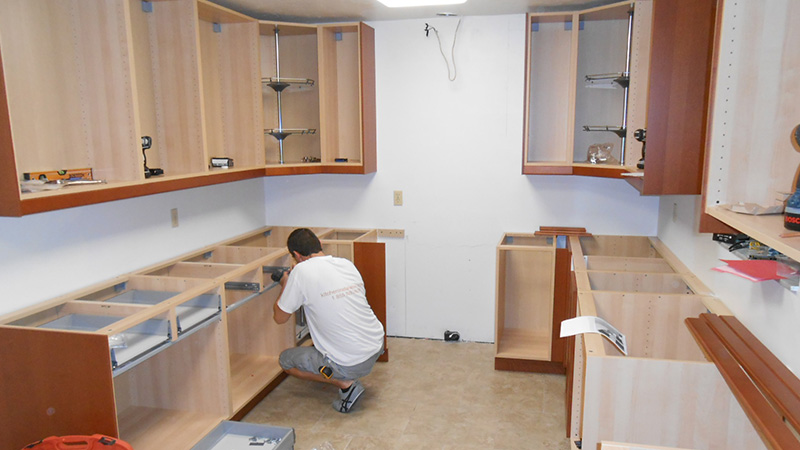 نصب کابینت ممبران – کابینت زمینی