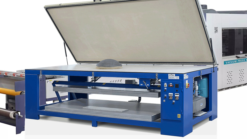 دستگاه پرس وکیوم صندوقی